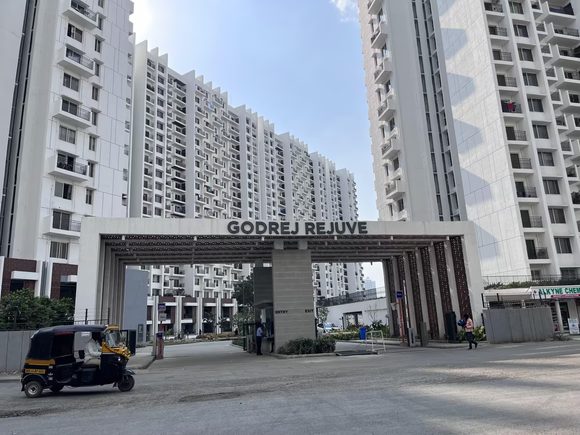 Godrej Rejuve entrance gate in Mundhwa, Pune